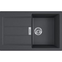SIRIUS - 2.0 S2D 611-78 Tectonite® Fregadero empotrado Negro (S2D611-78C)