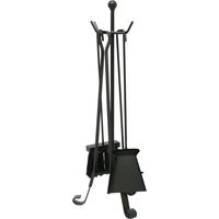 KAMINWERKZEUG-SET STAHL LACKIERT MoD.TERMINIO