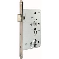 FORMAT Einsteckschloss Kl.3, PZW, 60/72/8, FlF, Niro-Stulp rd. 24x235 mm, links