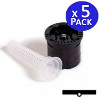 Lot de 5 Buse pour diffuseurs d'arrosage à bande latérale Rain Bird 15SST, portée 1,2 x 9,2 mètres