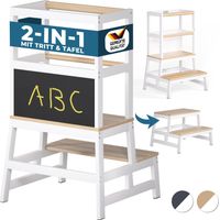 Torre di apprendimento Barn legno naturale/bianco 93x51x50cm