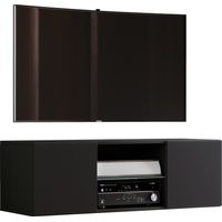 Legno TV Parete Lowboard Fernseh Jusa 115 40x115x36 - VCM