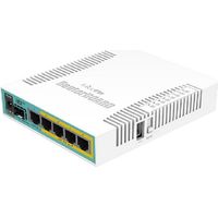 PUNTO DE ACCESO MIKROTIK 5PTOS ETHERNET 1PTO SFP 1PTO USB POE BLANCO RB960PGS