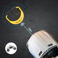 Serrure de parking pliante à télécommande automatique Barrière de parking à loquet