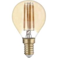 Silamp – Ampoule LED E14 filament 4W G45 – Blanc chaud 2300K – 400 lumens – Rendu des couleurs IRC Ra 80 – Non dimmable