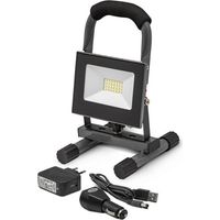 Proiettore LED ricaricabile - I-Watts - I-SPR10PBK - 10 W - 450 lumen