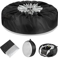 Car Spare Tire Covers,Auto Wheel Protection Cover Tires Storage Bag Spare Wheel Cover Waterproof Dust-proof Spare Tire Cover Protection Bag Wheel Tyre Storage Carry Bag for Diameter 80CM/31in