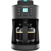 Cecotec – Cafetière à filtre avec broyeur intégré – Puissance 1086W – Capacité 1,8L pour 12 tasses – Minuterie 24h et technologie ExtremeAroma
