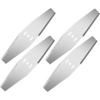 Tinor – Lames de débroussailleuse en acier inoxydable – Lot de 4 – Trou de 5 mm – Pour coupe-herbe et tondeuses à gazon