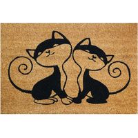TAPIS COCO NATUREL CHATS 40X60CM ID MAT-ID GROUP COCON4060CHATS