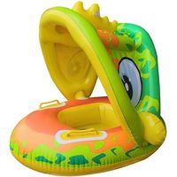 Infant swimming seat for babies, inflatable circle, swimming ring for pool, baby water seat with parasol, summer beach party toys Wiuos
