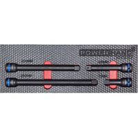 Powerhand KI-E12-S1 1/2 Impact Extension Set 75-250mm in EVA Foam Tray
