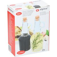 Alpina Olie&Azijn Fles 250ml Verre 2-delig