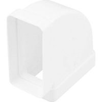Gomito rettangolare orizzontale 90º - PVC bianco 55X110 mm - MARCA, elevata durata e facile installazione