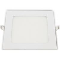 OPTONICA LED-Einbauleuchte 2630, 18 W, 1500 lm, 6000K, eckig, 95 RA, weiß
