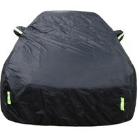 Housse de Voiture intégrale avec Bandes réfléchissantes de sécurité, Contre Le Vent, la Pluie et la Neige, Toutes Saisons, Taille Universelle, imperméable, Anti-poussière et