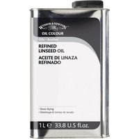 Huile de lin raffinée - Peinture à l'huile - 1 litre - Winsor & Newton