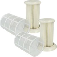 vhbw 2x Vormotorfilter Ersatz für Hoover 35601420 U71 für Staubsauger - Motorschutzfilter, Abwaschbar