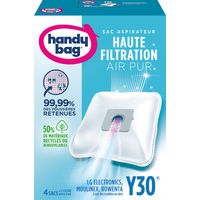 Handy Bag Y30 Staubsaugerbeutel Weiß Effektive Filtration