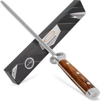 Wetzstahl Messerschärfer aus Edelstahl (65HRC) Profi Messerschleifer Schleifstab