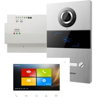 hhg Video-Kit 2-Draht Weiß mit 7 Zoll Bildschirm
