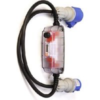 Compteur électrique monophasé 16 A mobile CEE16 pour sous facturation
