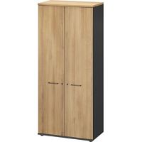 Armoire portes battantes chêne L 80 cm - Jazz