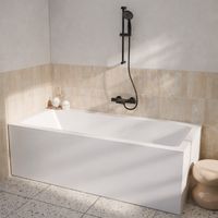 Pannello vasca bianco opaco 180x50 cm - 100% acrilico