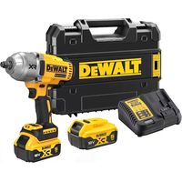 Dewalt – Boulonneuse à chocs ½" 1396 Nm 18V DCF900P2T-QW – Moteur Brushless – 2 batteries 5,0 Ah – Couple de serrage élevé pour applications intensives
