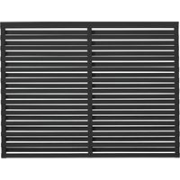 Plus Zaun Osaka 180 x 136 cm RAL 9005 Schwarz