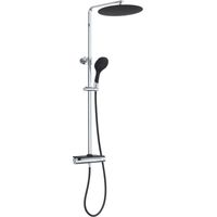 Set Doccia con Miscelatore Termostatico GRANDE VITA Nero Cromato EISL