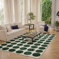 Tapis en laine RockRhythm - Tapis en laine - 230x160cm, Rectangular - 100% Laine vierge - Tufté main - Vert