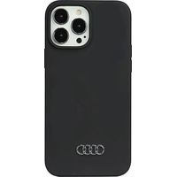 Custodia in silicone Audi per iPhone 13 Pro Max 6.7 nera/custodia rigida nera AU-LSRIP13PM-Q3/D1-BK