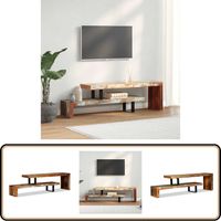 Meuble TV Bois de récupération massif - Meubles Tv - Meuble Tv Bois - Meuble Tv Industriel - Meuble Tv Design - Rangement Tv