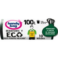 Handy Bag Bags de 100L Eco Friendly Waste, 95% Recycled, Extra Strong, 10 bags Bags