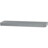 Trent Narrow Floating Shelf Kit - 800 x 145 x 38 mm - Matt Grey