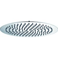 IMEX Soffione de ducha redondo extraplano Ø30 cm acero inoxidable S304 cromado diseno elegante acero y latón Imex-RDN003