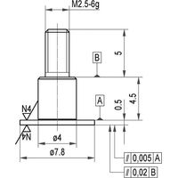 Misurare Inserto In Acciaio Teller 78X05Mm Käfer