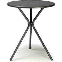 Table de jardin, Table ronde extérieur Leo Gris en Metal, Scab design