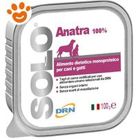 DRN Dog & Cat SOLO Anatra - DRN Dog & Cat SOLO Anatra - Vaschetta Da 100 Gr
