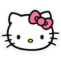 SANRIO OREILLER HELLO KITTY FACE 36 CM HERDING