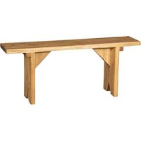 BANCO EN MADERA DE CAL MACIZA CON ACABADO NATURAL MADE IN ITALY