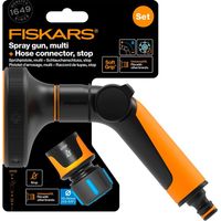 Fiskars Multifunktionaler Gartenschlauchpistole Orange 5 Positionen