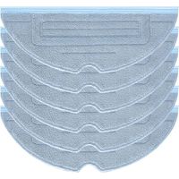 6pcs Mop Cloth for Roborock S7 Pro Ultra S7 MaxV Ultra S7 Plus S7 Max Spare Parts Accessories for Roborock S7 T7s T7s Plus Robot Vacuum Cleaner
