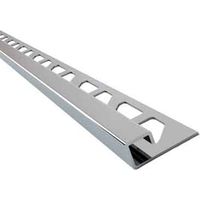 PROFILO 'JOLLY' PER RIVESTIMENTI QUADRO INOX H 10 mm - Lucido - barra 2,5 mt Q.TA 2,5