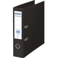 Dohe file ecofile folio 320x285mm - steifer Karton gefüttert - Öse, Rado, Klebekartenhalter - Metallecke - Hebelmechanismus de - Farbe schwarz