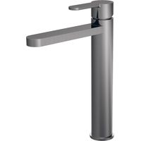 Nuie Arvan Brushed Pewter High Rise Basin Mixer Tap - ARV770