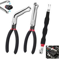3pcs Electrical Disconnect Pliers, Outil Séparateur de Connecteur Électrique, Extracteur de Déconnexion Automobile pour Conduites de Carburant et Fiches à Languette
