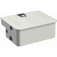 Roger - FU102 CAJA DE CIMENTACIÓN EN ACERO GALVANIZADO EN CALIENTE Y TAPA DE ACERO INOXIDABLE 304