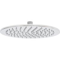 Pommeau de douche rond 1 jet chrome ø 30en acier inox mod. Seven round